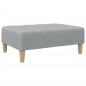 vidaXL Fußhocker Hellgrau 77x55x31 cm Stoff vidaXL Fußhocker Hellgrau 77x55x31 cm Stoff