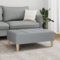 vidaXL Fußhocker Hellgrau 77x55x31 cm Stoff vidaXL Fußhocker Hellgrau 77x55x31 cm Stoff