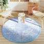 vidaXL Outdoor-Teppich Babyblau Ø160 cm PP vidaXL Outdoor-Teppich Babyblau Ø160 cm PP
