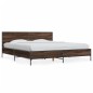 vidaXL Bettgestell Braun Eichen-Optik 200x200 cm Holzwerkstoff Metall vidaXL Bettgestell Braun Eichen-Optik 200x200 cm Holzwerkstoff Metall