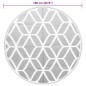 vidaXL Outdoor-Teppich Grau Ø160 cm PP vidaXL Outdoor-Teppich Grau Ø160 cm PP