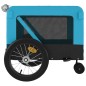 vidaXL Fahrradanhänger Hunde Blau und Schwarz Oxford-Gewebe & Eisen vidaXL Fahrradanhänger Hunde Blau und Schwarz Oxford-Gewebe & Eisen
