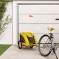 vidaXL Fahrradanhänger Gelb Oxford-Gewebe und Eisen vidaXL Fahrradanhänger Gelb Oxford-Gewebe und Eisen