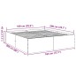 vidaXL Bettgestell Betongrau 180x200 cm Holzwerkstoff vidaXL Bettgestell Betongrau 180x200 cm Holzwerkstoff