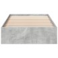 vidaXL Bettgestell mit Schubladen Betongrau 90x200 cm Holzwerkstoff vidaXL Bettgestell mit Schubladen Betongrau 90x200 cm Holzwerkstoff