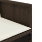 vidaXL 9-tlg. Garten-Essgruppe mit Kissen Braun Poly Rattan vidaXL 9-tlg. Garten-Essgruppe mit Kissen Braun Poly Rattan