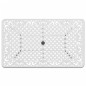 vidaXL Gartentisch Weiß 150x90x72 cm Aluminiumguss vidaXL Gartentisch Weiß 150x90x72 cm Aluminiumguss