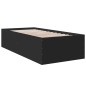vidaXL Bettgestell Schwarz 90x200 cm Holzwerkstoff vidaXL Bettgestell Schwarz 90x200 cm Holzwerkstoff