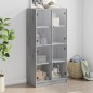 vidaXL Highboard mit Türen Grau Sonoma 68x37x142 cm Holzwerkstoff vidaXL Highboard mit Türen Grau Sonoma 68x37x142 cm Holzwerkstoff