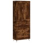 Highboard Räuchereiche 69,5x34x180 cm Holzwerkstoff Highboard Räuchereiche 69,5x34x180 cm Holzwerkstoff