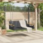vidaXL Hängebank Schwarz 109x62x40 cm Poly Rattan vidaXL Hängebank Schwarz 109x62x40 cm Poly Rattan