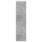 vidaXL Highboard mit Türen Betongrau 68x37x142 cm Holzwerkstoff vidaXL Highboard mit Türen Betongrau 68x37x142 cm Holzwerkstoff