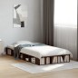 vidaXL Bettgestell Braun Eichen-Optik 90x190 cm Holzwerkstoff vidaXL Bettgestell Braun Eichen-Optik 90x190 cm Holzwerkstoff