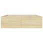 vidaXL Bettgestell Sonoma-Eiche 150x200 cm Holzwerkstoff vidaXL Bettgestell Sonoma-Eiche 150x200 cm Holzwerkstoff