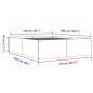 vidaXL Bettgestell Sonoma-Eiche 150x200 cm Holzwerkstoff vidaXL Bettgestell Sonoma-Eiche 150x200 cm Holzwerkstoff