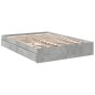 vidaXL Bettgestell mit Schubladen Betongrau 140x190 cm Holzwerkstoff vidaXL Bettgestell mit Schubladen Betongrau 140x190 cm Holzwerkstoff
