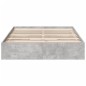 vidaXL Bettgestell mit Schubladen Betongrau 140x190 cm Holzwerkstoff vidaXL Bettgestell mit Schubladen Betongrau 140x190 cm Holzwerkstoff
