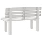 vidaXL Gartenbank Weiß 110x52x71 cm Polypropylen vidaXL Gartenbank Weiß 110x52x71 cm Polypropylen