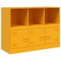 vidaXL Sideboard Senfgelb 99x39x73 cm Stahl vidaXL Sideboard Senfgelb 99x39x73 cm Stahl