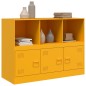 vidaXL Sideboard Senfgelb 99x39x73 cm Stahl vidaXL Sideboard Senfgelb 99x39x73 cm Stahl