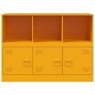 vidaXL Sideboard Senfgelb 99x39x73 cm Stahl vidaXL Sideboard Senfgelb 99x39x73 cm Stahl