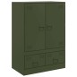 vidaXL Highboard Olivgrün 67x39x95 cm Stahl vidaXL Highboard Olivgrün 67x39x95 cm Stahl