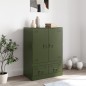 vidaXL Highboard Olivgrün 67x39x95 cm Stahl vidaXL Highboard Olivgrün 67x39x95 cm Stahl