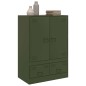 vidaXL Highboard Olivgrün 67x39x95 cm Stahl vidaXL Highboard Olivgrün 67x39x95 cm Stahl