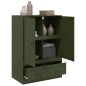 vidaXL Highboard Olivgrün 67x39x95 cm Stahl vidaXL Highboard Olivgrün 67x39x95 cm Stahl