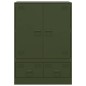 vidaXL Highboard Olivgrün 67x39x95 cm Stahl vidaXL Highboard Olivgrün 67x39x95 cm Stahl