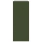vidaXL Highboard Olivgrün 67x39x95 cm Stahl vidaXL Highboard Olivgrün 67x39x95 cm Stahl