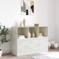 vidaXL Sideboard Weiß 99x39x73 cm Stahl vidaXL Sideboard Weiß 99x39x73 cm Stahl