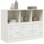 vidaXL Sideboard Weiß 99x39x73 cm Stahl vidaXL Sideboard Weiß 99x39x73 cm Stahl