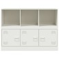 vidaXL Sideboard Weiß 99x39x73 cm Stahl vidaXL Sideboard Weiß 99x39x73 cm Stahl