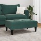 vidaXL Fußhocker Dunkelgrün 77x55x31 cm Samt vidaXL Fußhocker Dunkelgrün 77x55x31 cm Samt