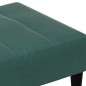 vidaXL Fußhocker Dunkelgrün 77x55x31 cm Samt vidaXL Fußhocker Dunkelgrün 77x55x31 cm Samt