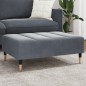 vidaXL Fußhocker Dunkelgrau 77x55x31 cm Samt vidaXL Fußhocker Dunkelgrau 77x55x31 cm Samt