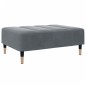 vidaXL Fußhocker Dunkelgrau 77x55x31 cm Samt vidaXL Fußhocker Dunkelgrau 77x55x31 cm Samt