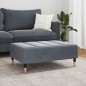 vidaXL Fußhocker Dunkelgrau 77x55x31 cm Samt vidaXL Fußhocker Dunkelgrau 77x55x31 cm Samt
