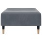 vidaXL Fußhocker Dunkelgrau 77x55x31 cm Samt vidaXL Fußhocker Dunkelgrau 77x55x31 cm Samt