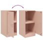 vidaXL Sideboard Rosa 34,5x39x73 cm Stahl vidaXL Sideboard Rosa 34,5x39x73 cm Stahl