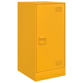 vidaXL Sideboard Senfgelb 34,5x39x73 cm Stahl