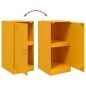 vidaXL Sideboard Senfgelb 34,5x39x73 cm Stahl vidaXL Sideboard Senfgelb 34,5x39x73 cm Stahl