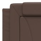 vidaXL Kopfteil-Kissen Braun 180 cm Kunstleder vidaXL Kopfteil-Kissen Braun 180 cm Kunstleder