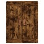 Highboard Räuchereiche 69,5x34x180 cm Holzwerkstoff Highboard Räuchereiche 69,5x34x180 cm Holzwerkstoff