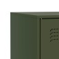 vidaXL Sideboard Olivgrün 67x39x83 cm Stahl vidaXL Sideboard Olivgrün 67x39x83 cm Stahl