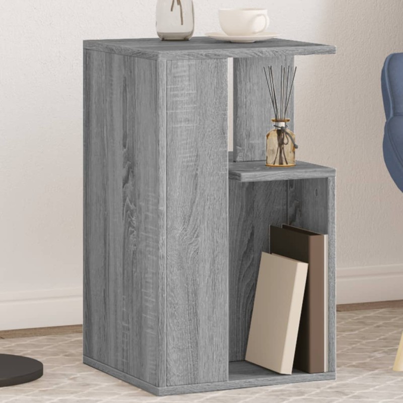 vidaXL Beistelltisch Grau Sonoma 35x35x60 cm Holzwerkstoff vidaXL Beistelltisch Grau Sonoma 35x35x60 cm Holzwerkstoff