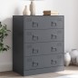vidaXL Sideboard Anthrazit 67x39x83 cm Stahl vidaXL Sideboard Anthrazit 67x39x83 cm Stahl