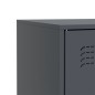vidaXL Sideboard Anthrazit 67x39x83 cm Stahl vidaXL Sideboard Anthrazit 67x39x83 cm Stahl