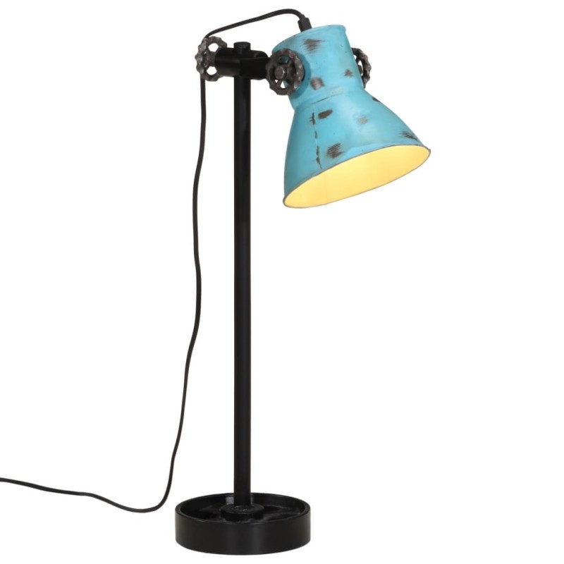vidaXL Schreibtischlampe 25 W Blau 15x15x55 cm E27 vidaXL Schreibtischlampe 25 W Blau 15x15x55 cm E27